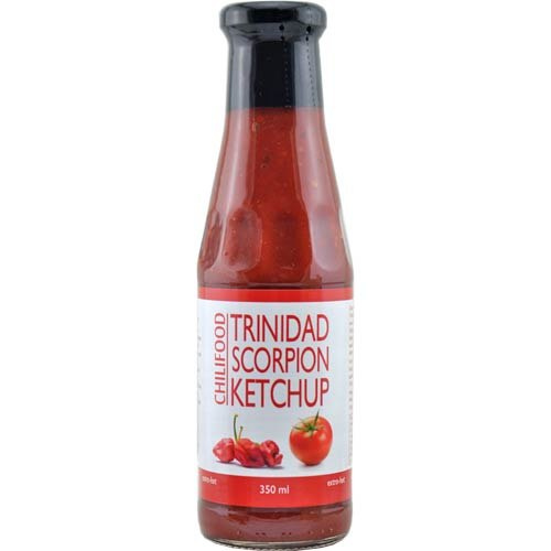 bardzo ostry ketchup Chili Food z papryką Trinidad Scorpion